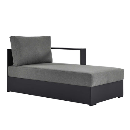 Modway EEI-6633 Tahoe Outdoor Patio Powder-Coated Aluminum Modular Right-Facing Chaise Lounge - Plaza Home Decor