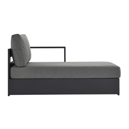 Modway EEI-6633 Tahoe Outdoor Patio Powder-Coated Aluminum Modular Right-Facing Chaise Lounge - Plaza Home Decor