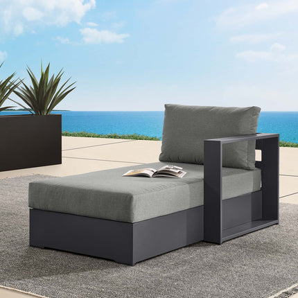 Modway EEI-6633 Tahoe Outdoor Patio Powder-Coated Aluminum Modular Right-Facing Chaise Lounge - Plaza Home Decor