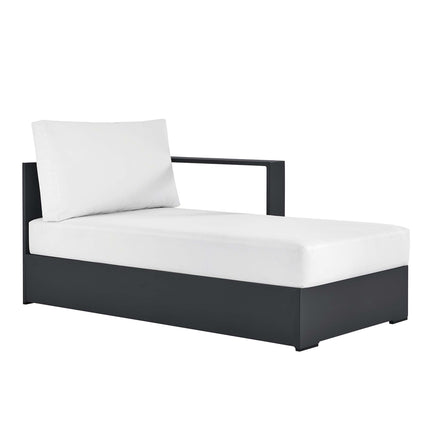 Modway EEI-6633 Tahoe Outdoor Patio Powder-Coated Aluminum Modular Right-Facing Chaise Lounge - Plaza Home Decor