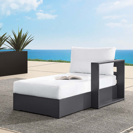 Modway EEI-6633 Tahoe Outdoor Patio Powder-Coated Aluminum Modular Right-Facing Chaise Lounge - Plaza Home Decor