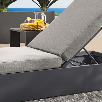Modway EEI-6634 Tahoe Outdoor Patio Powder-Coated Aluminum Chaise Lounge Chair - Plaza Home Decor