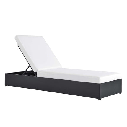Modway EEI-6634 Tahoe Outdoor Patio Powder-Coated Aluminum Chaise Lounge Chair - Plaza Home Decor