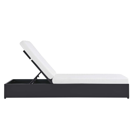 Modway EEI-6634 Tahoe Outdoor Patio Powder-Coated Aluminum Chaise Lounge Chair - Plaza Home Decor