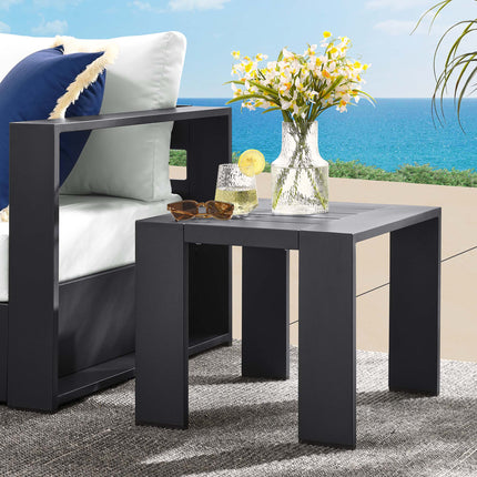 Modway EEI-6635 Tahoe Outdoor Patio Powder-Coated Aluminum End Table - Plaza Home Decor