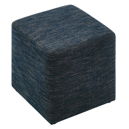 Modway EEI-6636 Callum 17" Square Woven Heathered Fabric Upholstered Ottoman Modway