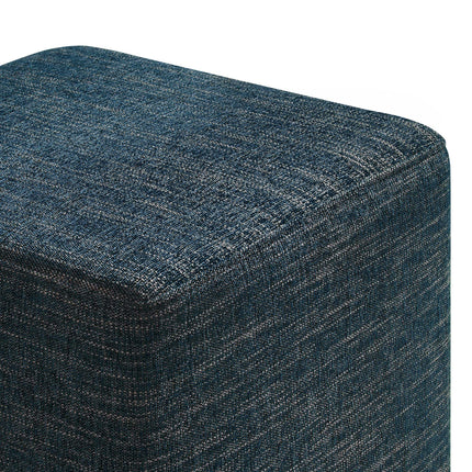 Modway EEI-6636 Callum 17" Square Woven Heathered Fabric Upholstered Ottoman Modway