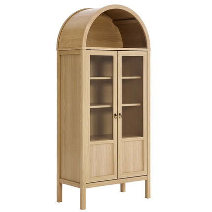 Modway EEI-6638 Tessa Tall Arched Storage Display Cabinet - Plaza Home Decor