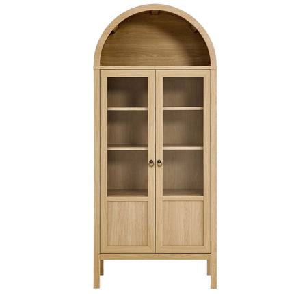 Modway EEI-6638 Tessa Tall Arched Storage Display Cabinet - Plaza Home Decor