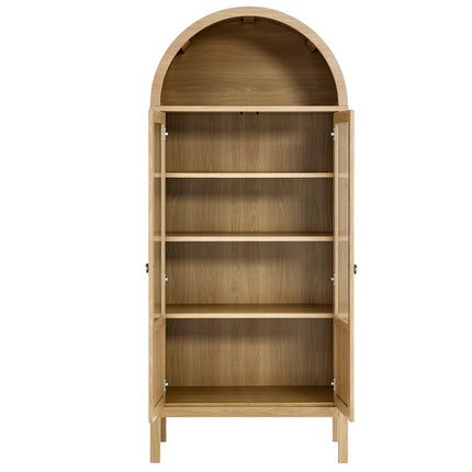 Modway EEI-6638 Tessa Tall Arched Storage Display Cabinet - Plaza Home Decor