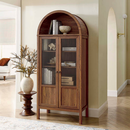 Modway EEI-6638 Tessa Tall Arched Storage Display Cabinet - Plaza Home Decor