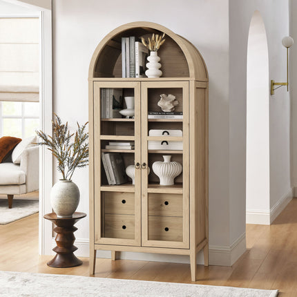 Modway EEI-6639 Nolan Tall Arched Storage Display Cabinet Modway