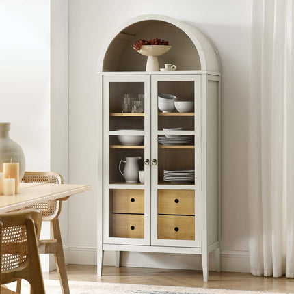 Modway EEI-6639 Nolan Tall Arched Storage Display Cabinet Modway