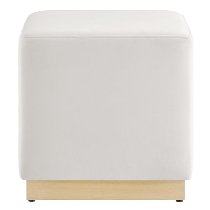 Modway EEI-6640 Tilden 17" Square Performance Velvet Upholstered Ottoman - Plaza Home Decor