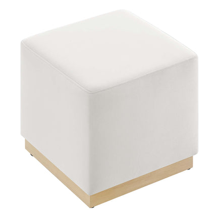Modway EEI-6640 Tilden 17" Square Performance Velvet Upholstered Ottoman - Plaza Home Decor