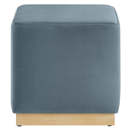 Modway EEI-6640 Tilden 17" Square Performance Velvet Upholstered Ottoman - Plaza Home Decor