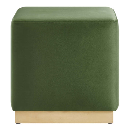 Modway EEI-6640 Tilden 17" Square Performance Velvet Upholstered Ottoman - Plaza Home Decor