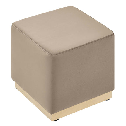 Modway EEI-6640 Tilden 17" Square Performance Velvet Upholstered Ottoman - Plaza Home Decor