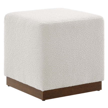 Modway EEI-6641 Tilden 17" Square Boucle Upholstered Ottoman - Plaza Home Decor