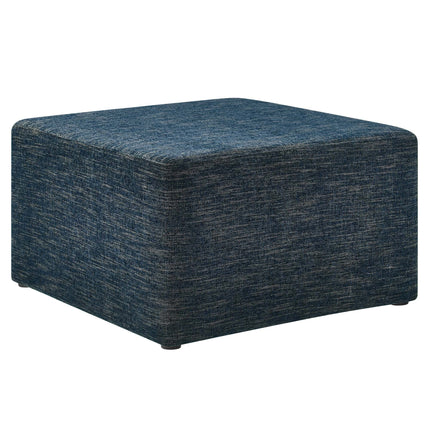 Modway EEI-6642 Callum Large 28" Square Woven Heathered Fabric Upholstered Ottoman Modway