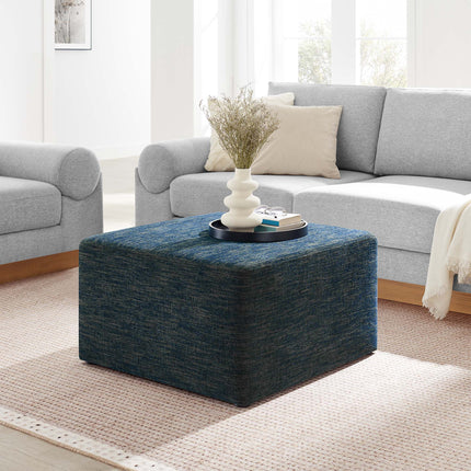 Modway EEI-6642 Callum Large 28" Square Woven Heathered Fabric Upholstered Ottoman Modway