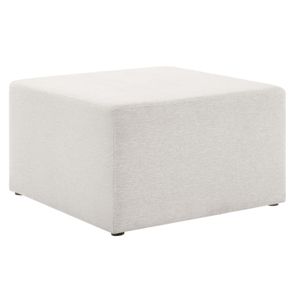 Modway EEI-6642 Callum Large 28" Square Woven Heathered Fabric Upholstered Ottoman Modway