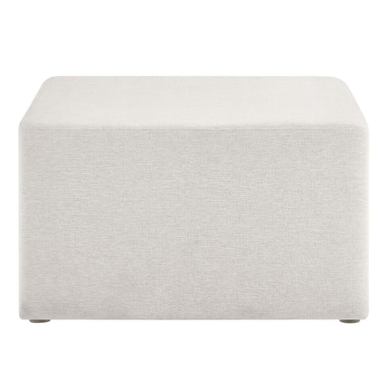 Modway EEI-6642 Callum Large 28" Square Woven Heathered Fabric Upholstered Ottoman Modway