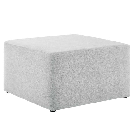 Modway EEI-6642 Callum Large 28" Square Woven Heathered Fabric Upholstered Ottoman Modway