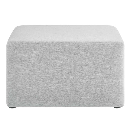 Modway EEI-6642 Callum Large 28" Square Woven Heathered Fabric Upholstered Ottoman Modway