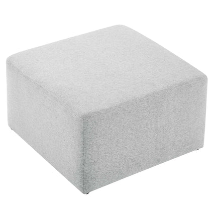 Modway EEI-6642 Callum Large 28" Square Woven Heathered Fabric Upholstered Ottoman Modway
