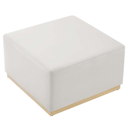 Modway EEI-6643 Tilden Large 28" Square Performance Velvet Upholstered Ottoman - Plaza Home Decor
