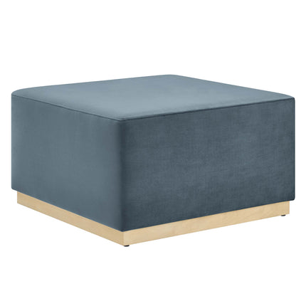 Modway EEI-6643 Tilden Large 28" Square Performance Velvet Upholstered Ottoman - Plaza Home Decor