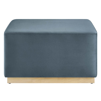 Modway EEI-6643 Tilden Large 28" Square Performance Velvet Upholstered Ottoman - Plaza Home Decor