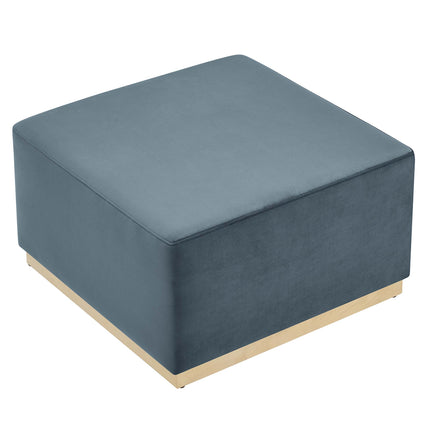 Modway EEI-6643 Tilden Large 28" Square Performance Velvet Upholstered Ottoman - Plaza Home Decor