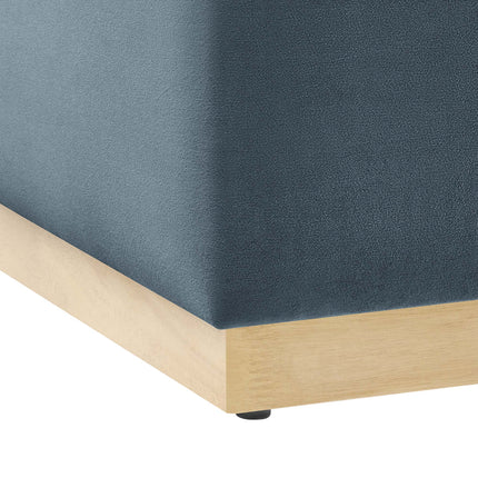 Modway EEI-6643 Tilden Large 28" Square Performance Velvet Upholstered Ottoman - Plaza Home Decor