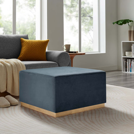 Modway EEI-6643 Tilden Large 28" Square Performance Velvet Upholstered Ottoman - Plaza Home Decor