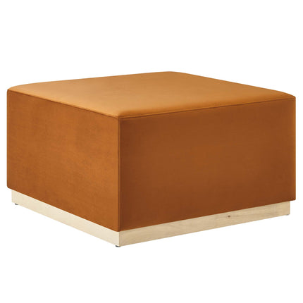 Modway EEI-6643 Tilden Large 28" Square Performance Velvet Upholstered Ottoman - Plaza Home Decor