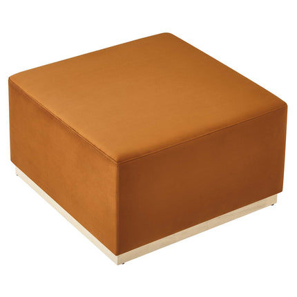 Modway EEI-6643 Tilden Large 28" Square Performance Velvet Upholstered Ottoman - Plaza Home Decor