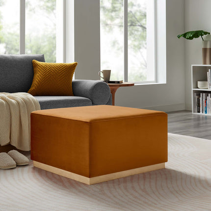 Modway EEI-6643 Tilden Large 28" Square Performance Velvet Upholstered Ottoman - Plaza Home Decor