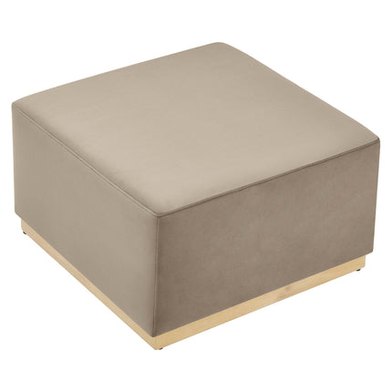 Modway EEI-6643 Tilden Large 28" Square Performance Velvet Upholstered Ottoman - Plaza Home Decor