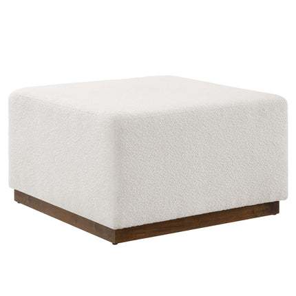 Modway EEI-6644 Tilden Large 28" Square Boucle Upholstered Ottoman - Plaza Home Decor