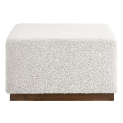 Modway EEI-6644 Tilden Large 28" Square Boucle Upholstered Ottoman - Plaza Home Decor