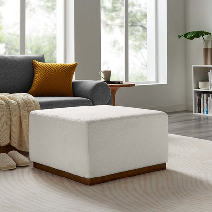 Modway EEI-6644 Tilden Large 28" Square Boucle Upholstered Ottoman - Plaza Home Decor