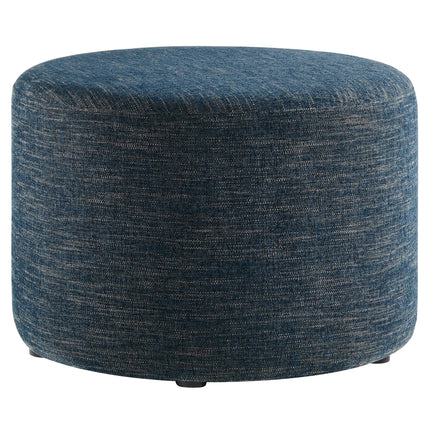 Modway EEI-6645 Callum Large 23" Round Woven Heathered Fabric Upholstered Ottoman Modway