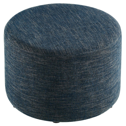 Modway EEI-6645 Callum Large 23" Round Woven Heathered Fabric Upholstered Ottoman Modway