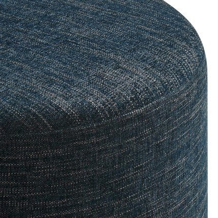 Modway EEI-6645 Callum Large 23" Round Woven Heathered Fabric Upholstered Ottoman Modway