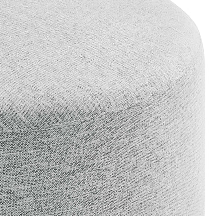 Modway EEI-6645 Callum Large 23" Round Woven Heathered Fabric Upholstered Ottoman Modway