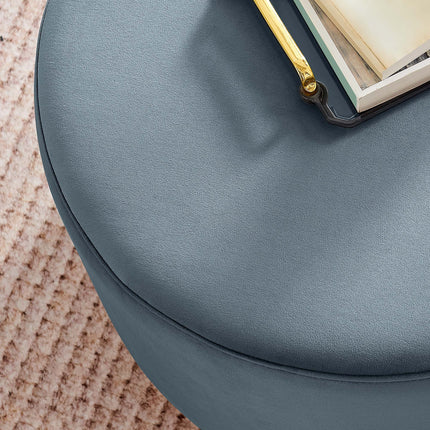 Modway EEI-6646 Tilden Large 23" Round Performance Velvet Upholstered Ottoman - Plaza Home Decor