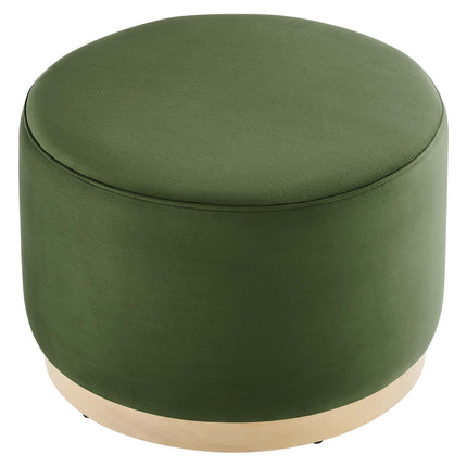 Modway EEI-6646 Tilden Large 23" Round Performance Velvet Upholstered Ottoman - Plaza Home Decor