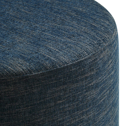 Modway EEI-6647 Callum Large 29" Round Woven Heathered Fabric Upholstered Ottoman Modway